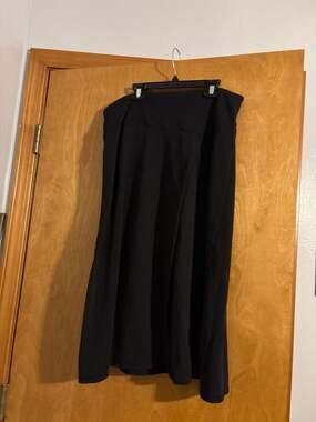 Patagonia Women's Kamala Organic Cotton Blend Convertible Skirt Dress Black